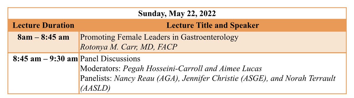 Aimee Lucas (@aimeeleelucasmd) on Twitter photo Sunday at 8AM / Room 23 #DDW2022
Gastroenterology Women’s Coalition! @RotonyaC to discuss Promoting #Female #Leaders in #GI w/panelists <a href="/JChristieMD/">Dr Jennifer Christie</a> <a href="/NancyReau/">Nancy Reau</a> <a href="/norahterrault/">Norah Terrault</a>
💎challenges #womeninGI
💎tools to overcome barriers
💎#leadership
💎#allyship
💎#heforshe Sunday at 8AM / Room 23 #DDW2022
Gastroenterology Women’s Coalition! @RotonyaC to discuss Promoting #Female #Leaders in #GI w/panelists <a href="/JChristieMD/">Dr Jennifer Christie</a> <a href="/NancyReau/">Nancy Reau</a> <a href="/norahterrault/">Norah Terrault</a>
💎challenges #womeninGI
💎tools to overcome barriers
💎#leadership
💎#allyship
💎#heforshe