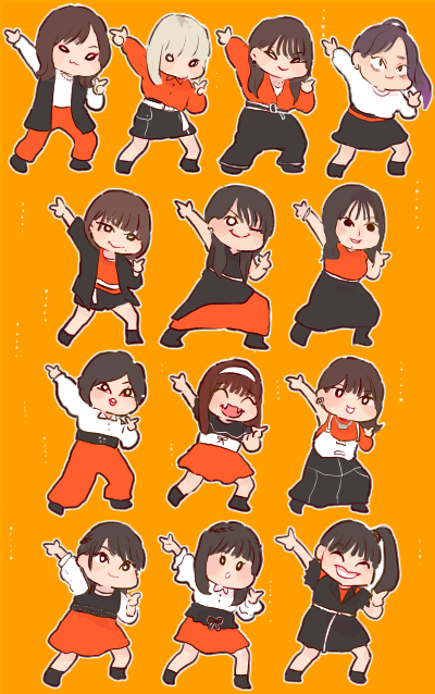 モーニング娘のtwitterイラスト検索結果