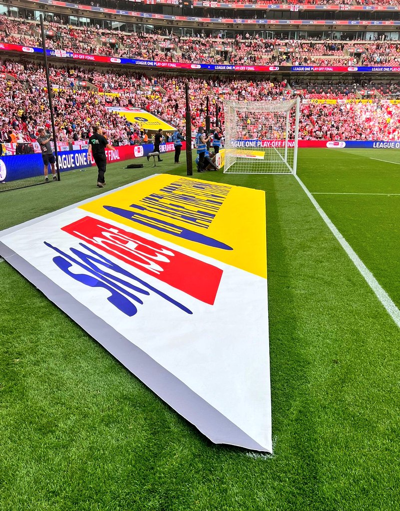 We love a Wembley day! 😍
#sportsbranding #HDsports #3DSportsAdvertising