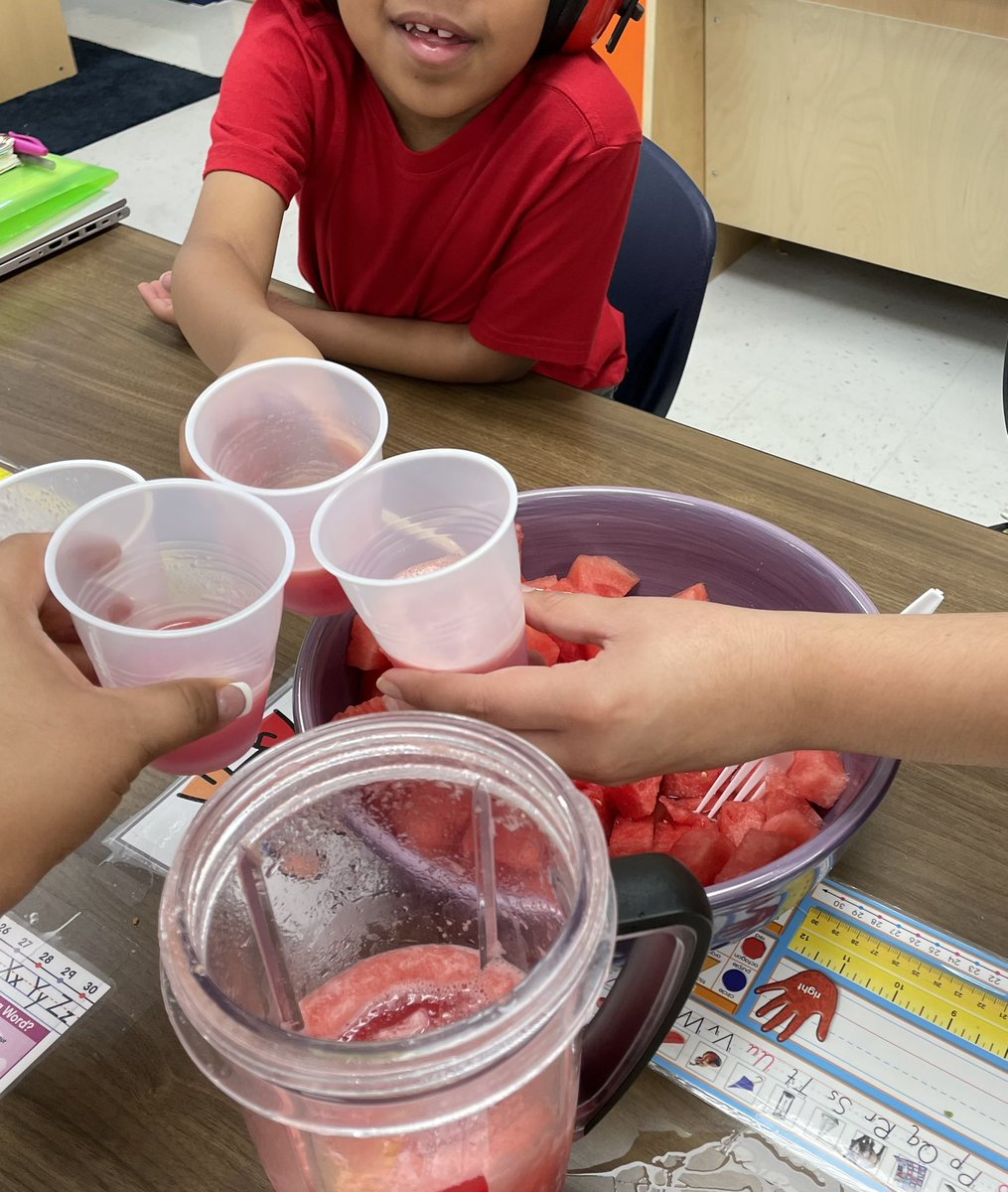 Crystal Kelly (@ckelly_nisd) on Twitter photo Had to close out our 🍉 theme with a math | science | procedural text lesson. Cheers with🍉 slushies! <a href="/NISDSpecialEd/">NISD Special Ed</a> <a href="/NISDTomlinson/">Tomlinson Elementary School</a> Had to close out our 🍉 theme with a math | science | procedural text lesson. Cheers with🍉 slushies! <a href="/NISDSpecialEd/">NISD Special Ed</a> <a href="/NISDTomlinson/">Tomlinson Elementary School</a>