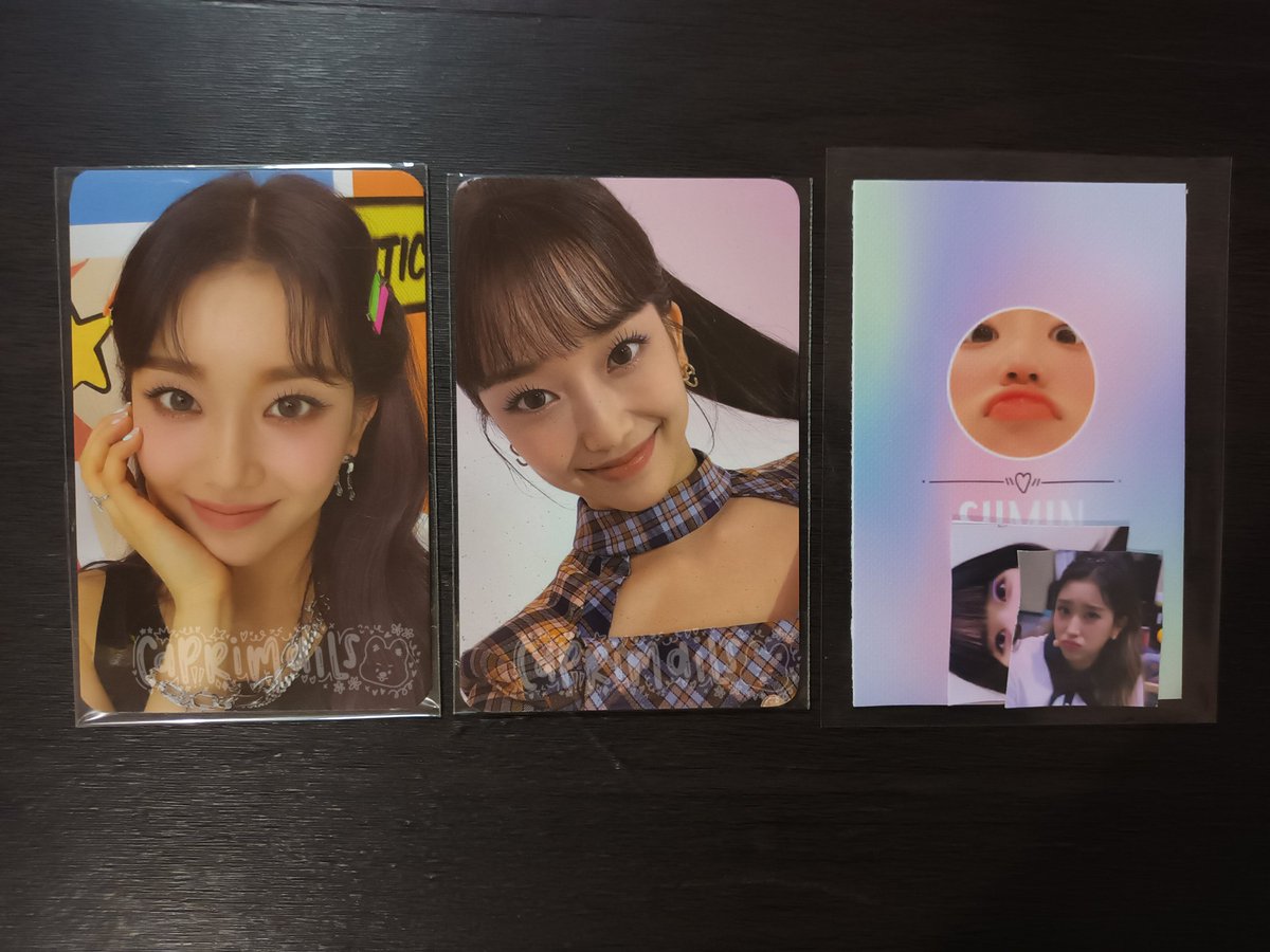 caprimails's tweet photo. π #capri_mails
hello @SuminHyewonBeat! sumin pcs arrived safely, thank u so much for the smooth transaction π https://t.co/g5SGwKNz1H
