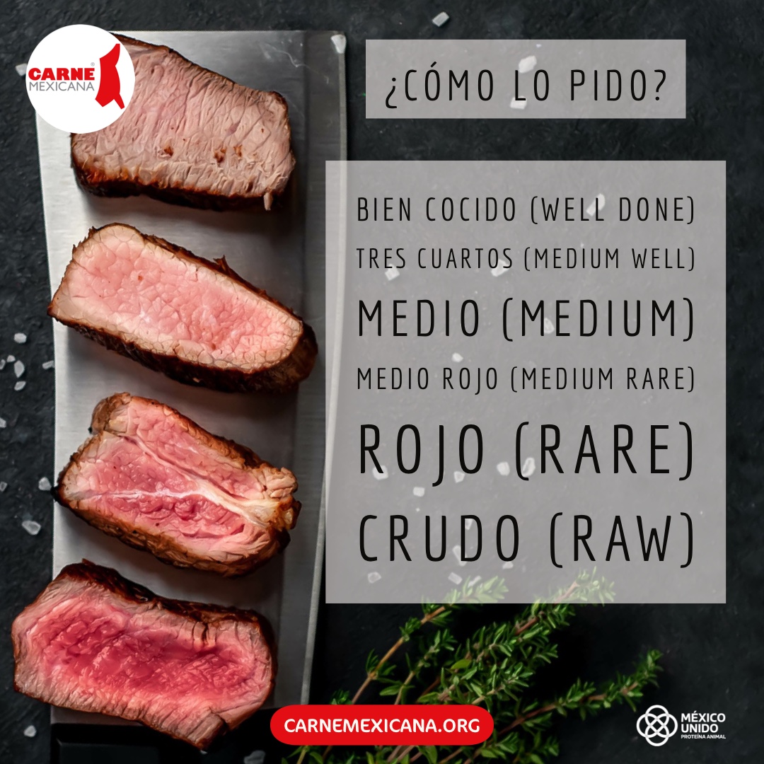 carnemexicana's tweet photo. ¡El mejor término de cocción de tu carne es aquel que más te gusta! #cortesdecarne #chefgourmet #gourmet https://t.co/PWFZPH9UlX