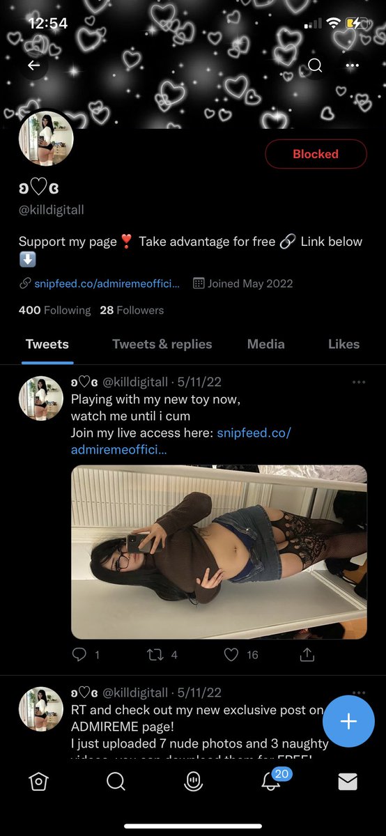killdigital's tweet photo. this isn’t me pls report!! :( https://t.co/uefEYvK8lu