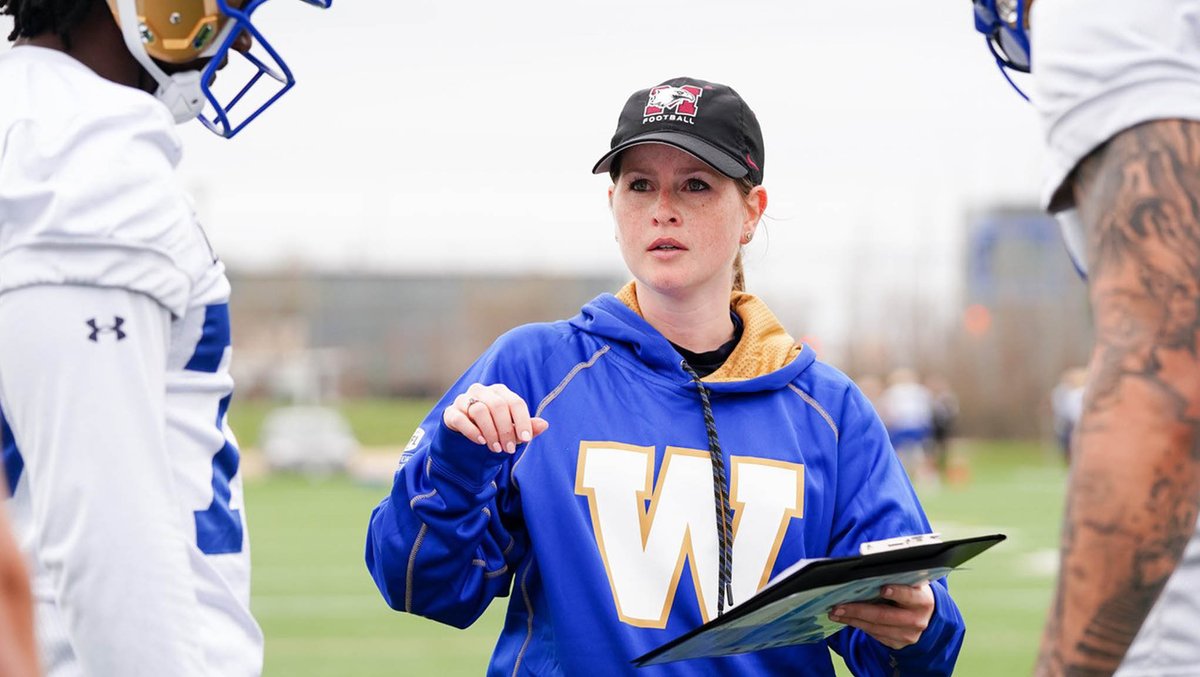 “It just shows that they really respect and support what I’m doing and I love having the opportunity of coaching them.” “Coach T”, Taylor MacIntyre is soaking it up with the @Wpg_BlueBombers. 👉 bit.ly/3LuvOrH #CFL | @KPMG_Canada