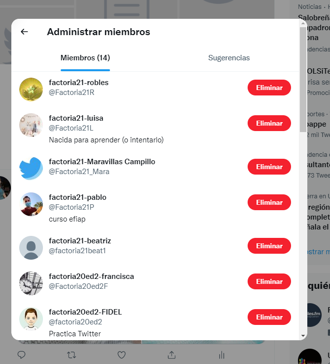 majota7's tweet photo. Mi primera lista privada #RSformación @aprendrhaciendo 
https://t.co/zT8KPE02pK https://t.co/5YLtUCNMzG