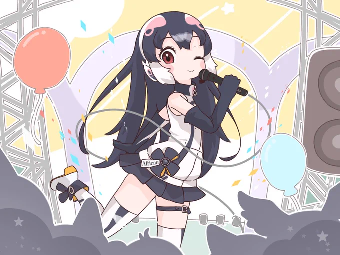 ペンギンのアーティスト!✨✨
ケープちゃん、ずっと応援してる!

#ケープペンギンちゃんねる #けーぷあーと #けものフレンズ 