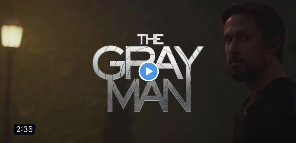 arigcevans's tweet photo. THE GRAY MAN TRAILER https://t.co/JuG3UQGgo4