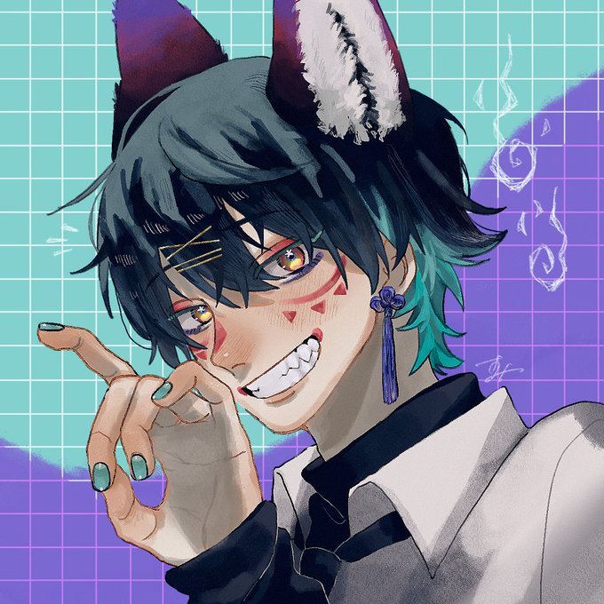 狐男子のtwitterイラスト検索結果