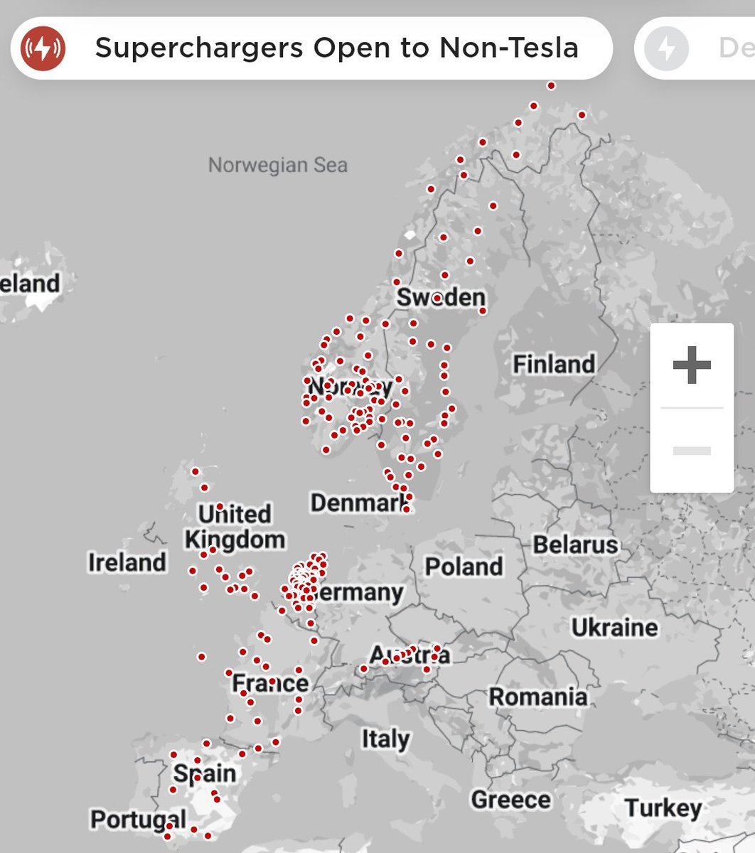 8️⃣ European countries with open superchargers for non Tesla vehicles ⚡#evRevolution
🇫🇷 🇳🇱🇳🇴🇬🇧🇪🇸🇨🇭🇧🇪🇦🇹