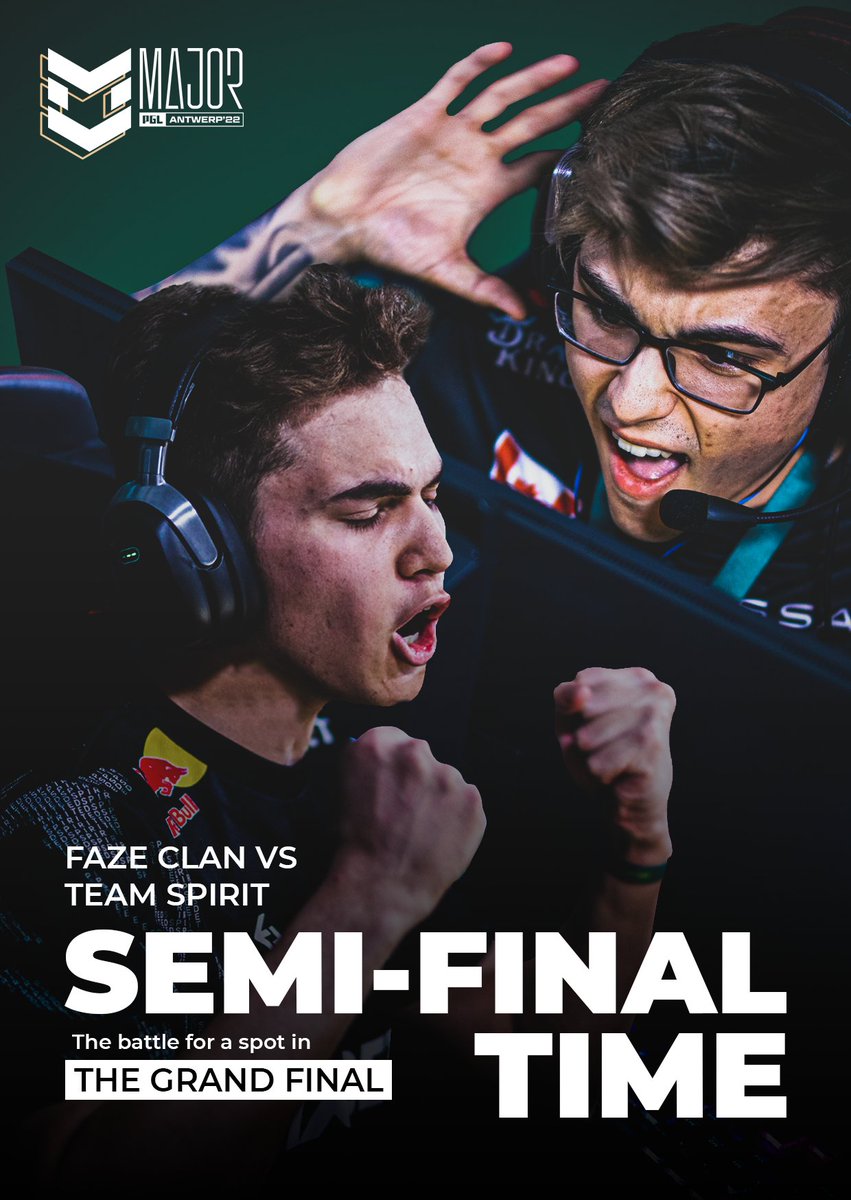robertflngd's tweet image. In less than 10 minutes it's starting the first Semi-Final of the PGL Major Antwerp '22!
Let's see who's taking the spot for the grand final.