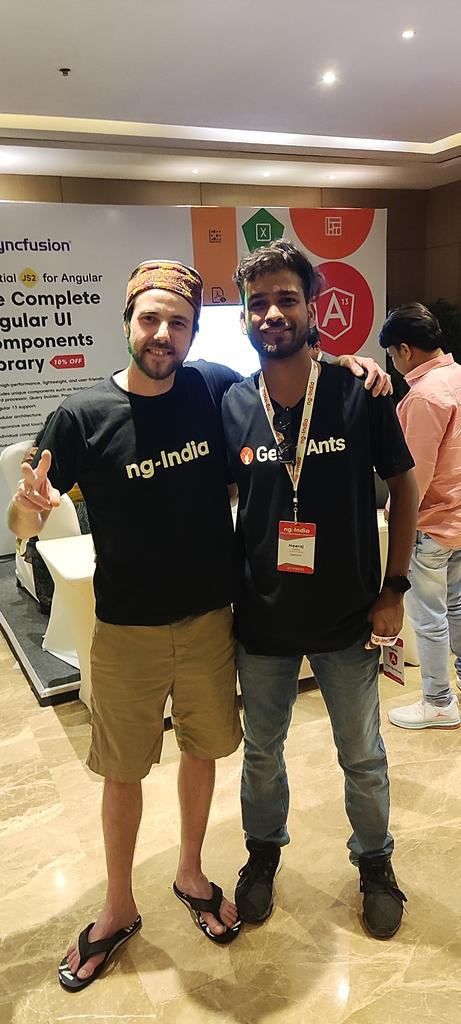 geekyants's tweet photo. Interesting tech talks, great people from the community and a whole lot of fun.

That's exactly what our Geeks experienced at #ngIndia, India's largest Angular Conference.

Thank you @geeknineseven!

Way to go, geeks @saudev001, @Manav1020Goel, @NeelSinha25!

#angular #Conference https://t.co/9gcCf8ZewB