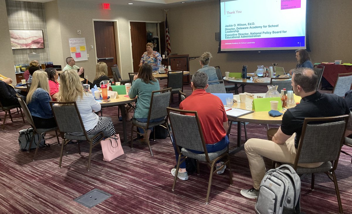 lynseymathed's tweet image. @jowilson4139 talking about research from @JasonAGrissom and others @vupeabody, discussing the importance of principal and assistant principal's work in supporting the instructional core. Incredibly #Consequential