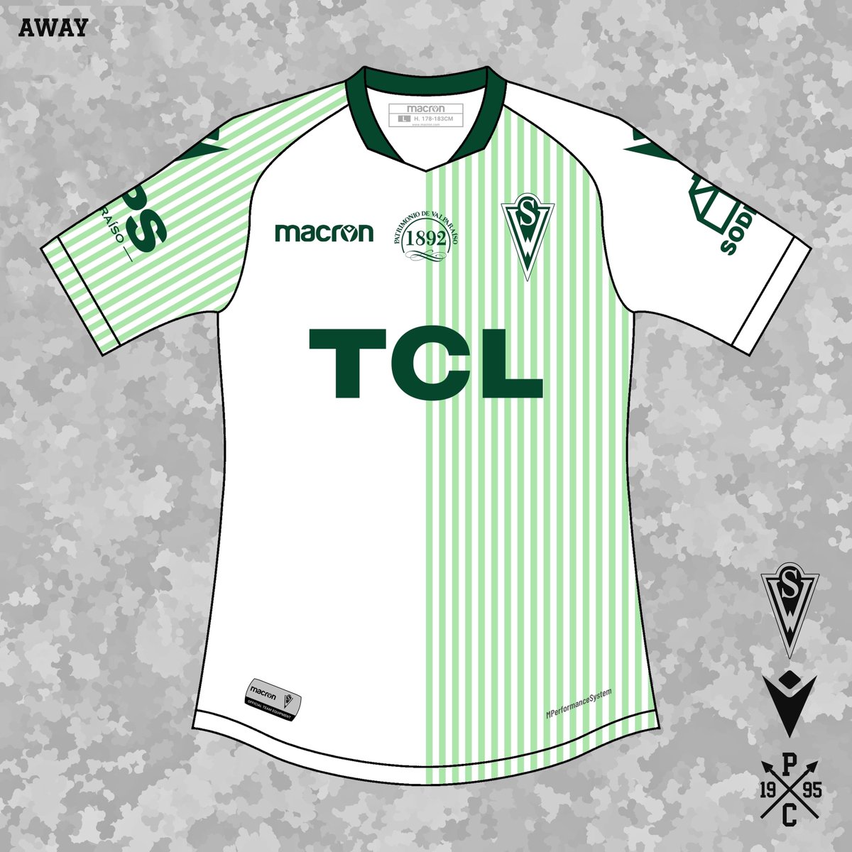 PhilAndTheJets's tweet photo. SANTIAGO WANDERERS X MACRON 🟢⚪🇳🇬⚽🇨🇱🔥
#SantiagoWanderers #SW #Wanderers #AdelanteWanderers #Caturros #ElVagabundo @swanderers #Macron @MacronSports #Kit #Fantasy #Concept https://t.co/bQ5bTHFLHr