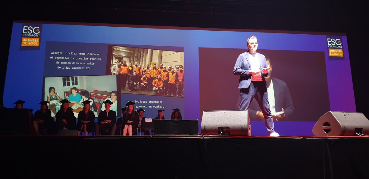 [Direct] Cérémonie de remise de diplômes @ESCClermont Discours inspirant d'Arnaud <a href="/COURDESSES/">Arnaud COURDESSES</a>, co-fondateur <a href="/babymoov/">Babymoov</a> Ses enseignements : l'importance des rencontres, le courage et l'engagement bénévole au service des autres