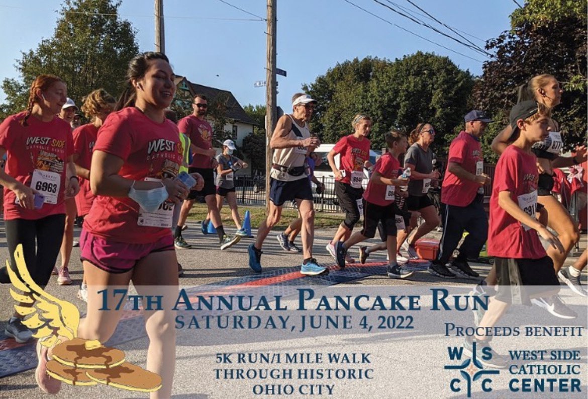 wsccenter's tweet photo. Big running weekend in Cleveland, and a great time to sign up for our 17th annual Pancake Run on Saturday, June 4th 🏃🏽♀️🥞🏃🏾
https://t.co/d3Aoc0JAGi
#Cleveland #OhioCity #ClevelandRunner #WeRunCle #clemarathon #clevelandmarathon #GreatFoodGreatCause #clevelandvolunteers https://t.co/cua3HgX8TU