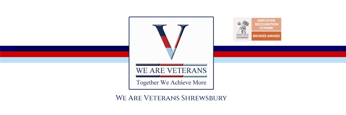 We Are Veterans Shrewsbury proud to announce our Bronze Armed Forces Covenant Award.