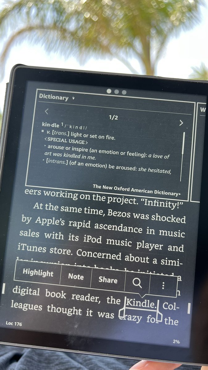 ArakDaniel's tweet photo. Reading “Amazon Unbound” on Kindle nearly after its 15 years release by Gregg Zehr’s and his team is somehow mystical and proving vision and relentles of Jeff Bezos. https://t.co/qBPIQQxC5e