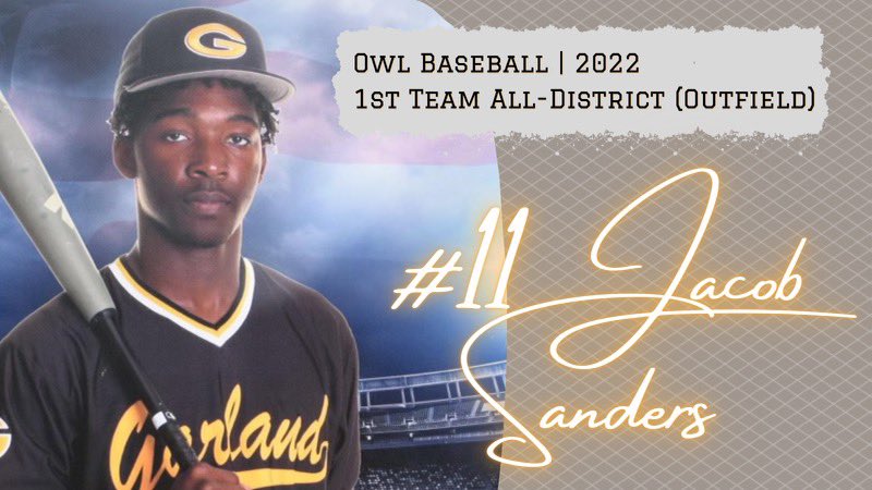 GHS_OwlBaseball's tweet photo. Jacob Sanders https://t.co/hxbgEjERcs