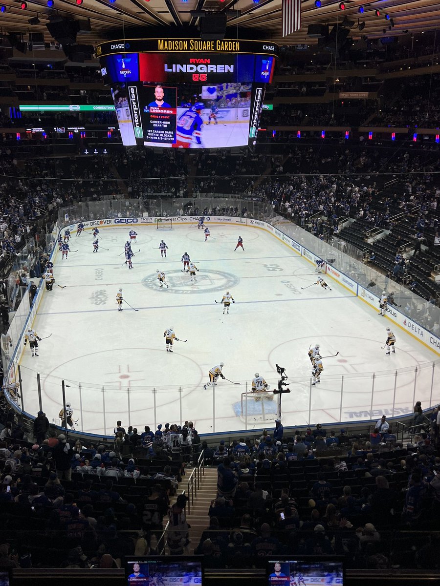 iBarbsCards's tweet photo. Selling 3 tickets to game 3 at the garden. Section 204 row 1 ada accessible. Looking for $500 per ticket as face value rn is $745. Willing to sell individually or as a group. RT’s appreciated https://t.co/dnnsJbJnXY