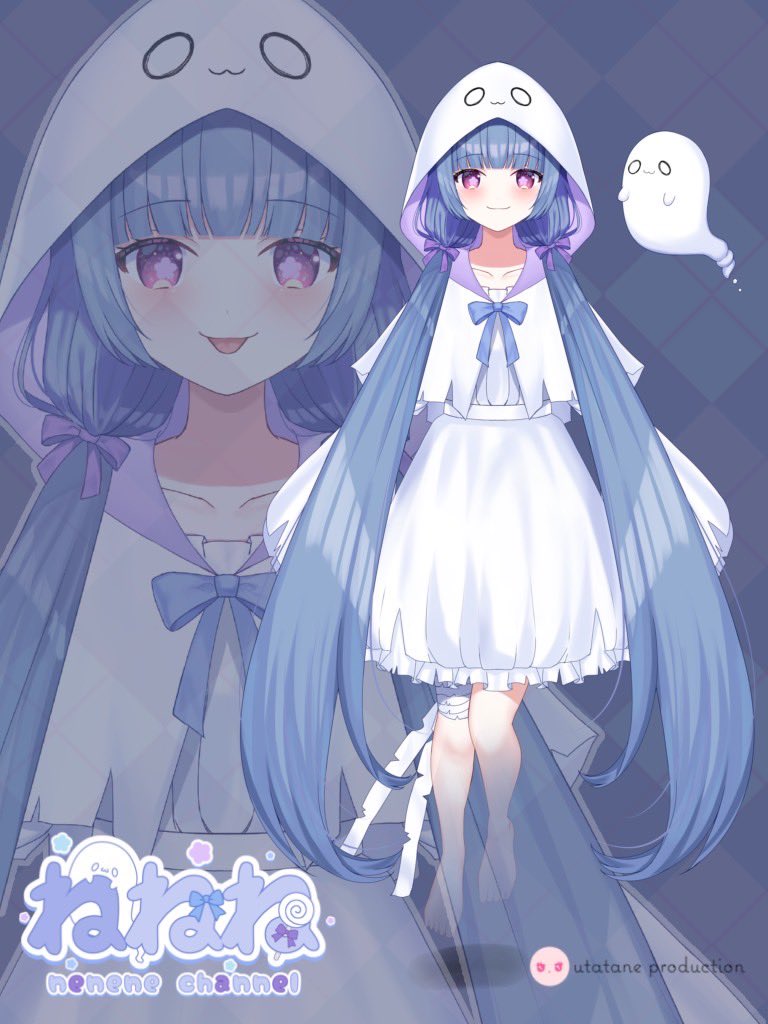 ✞立ち絵公開✟ はじめまして❕ シーツおばけのVTuberねねねです ...