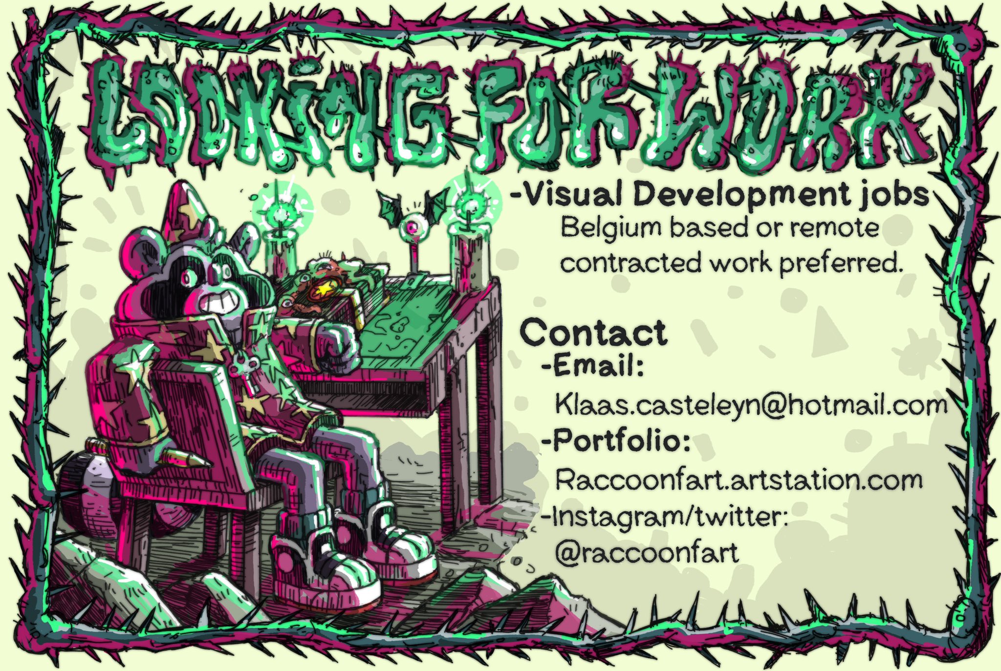 character design jobs remote