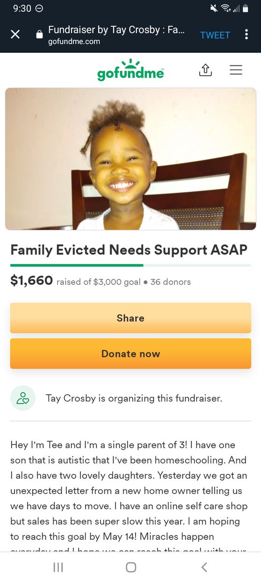 SelfCareCA4's tweet photo. We reached half our goal! My family has secured a hotel temporary thanks to everyone who shared and donated! Please continue to share our GFM and self care shop so can meet our full goal and start a new journey! ❤ Hope everyone has a great weekend 😀 https://t.co/stQdrGSEIs