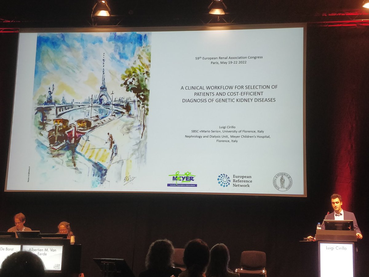 ERAkidney's tweet image. Genetic screening for CKD session
@mhdeborst 

A Clinical Workflow for selection of patients and cost-efficient diagnosis of genetic kidney diseases
Dr. Luigi Cirillo  🇮🇹
#ERA22 #GENera22 #FCera22
@HDiniz_ 🧵 1/x