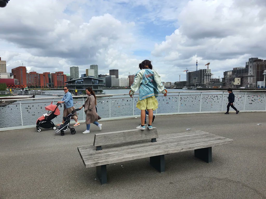 Sometimes, the best playground is just a simple bench