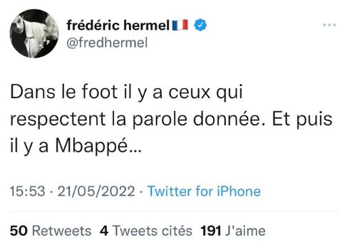 🔴🔵 Dans le foot il y a ceux qui ont des infos. Et puis il y a Fred Hermel...