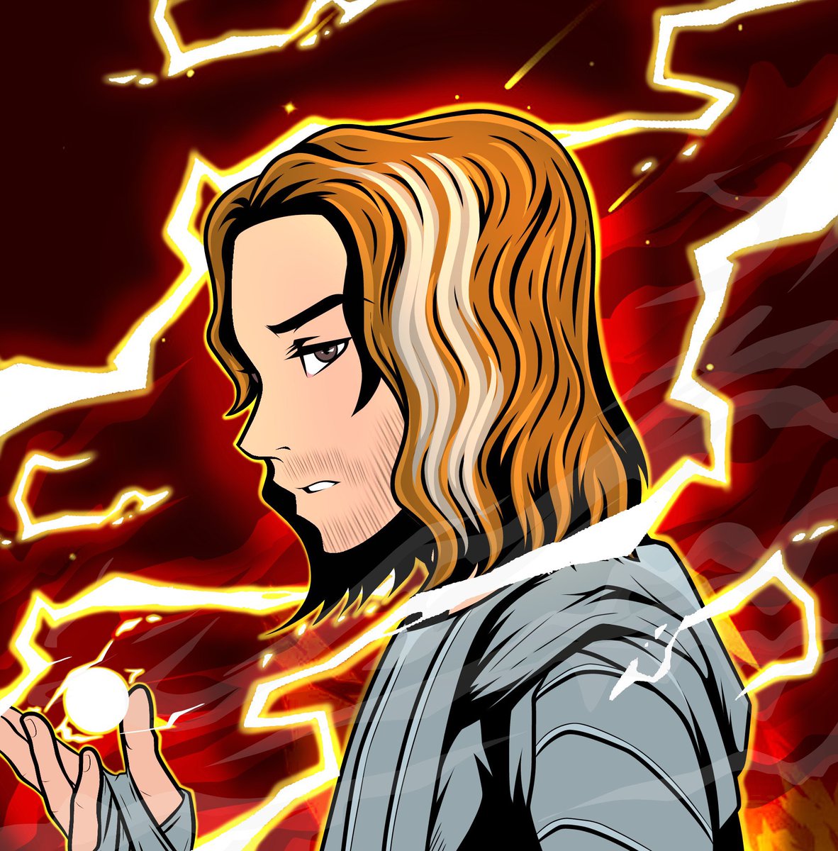 Should the man wear his armour today? #nft artwork by <a href="/CosplayMarzuki/">Zukazuka</a>