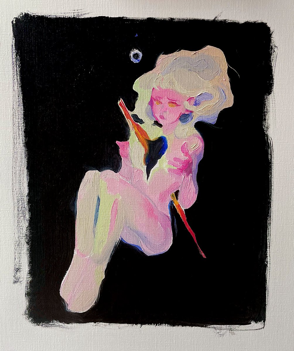「rough study in oil 」|Cyarin / Laura ✨のイラスト