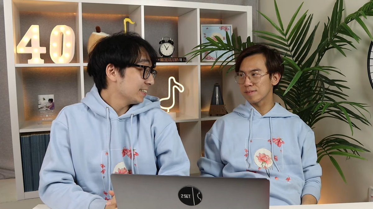 sacrilegiousbee's tweet photo. something something, their new matching hoodies called me back to watch this vid, specifically. they look cute 💕 https://t.co/M5J5TlUE7L