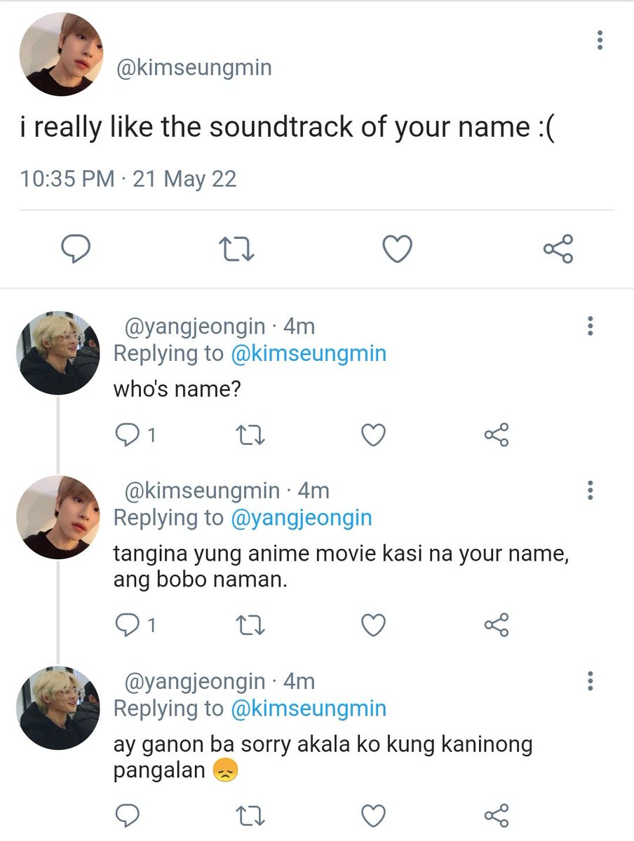 your name, 
a #seungin one twt au