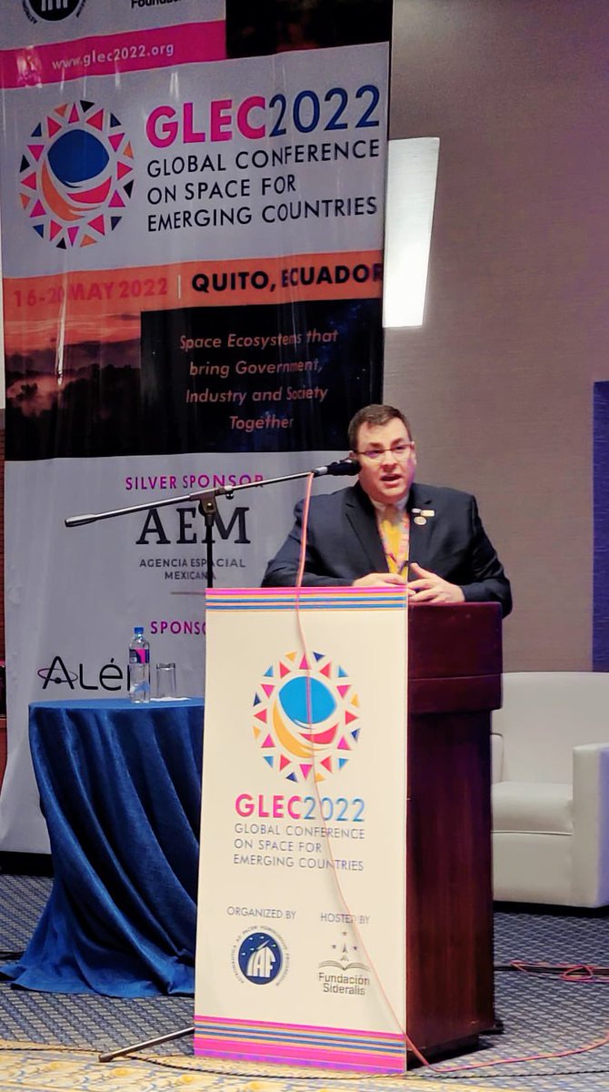 leviathan_space's tweet photo. Great memories from the amazing space week in #Quito #Ecuador. The best way to solve earth problems is through space tech. Sharing wonderful experiences with friends &amp; allies @GregWAutry @hanlonesq @Ctr4AirSpaceLaw @aphelionaerosp @Thunderbird @GlobalSpaceport #GLEC2022 https://t.co/iefR9PP3ip