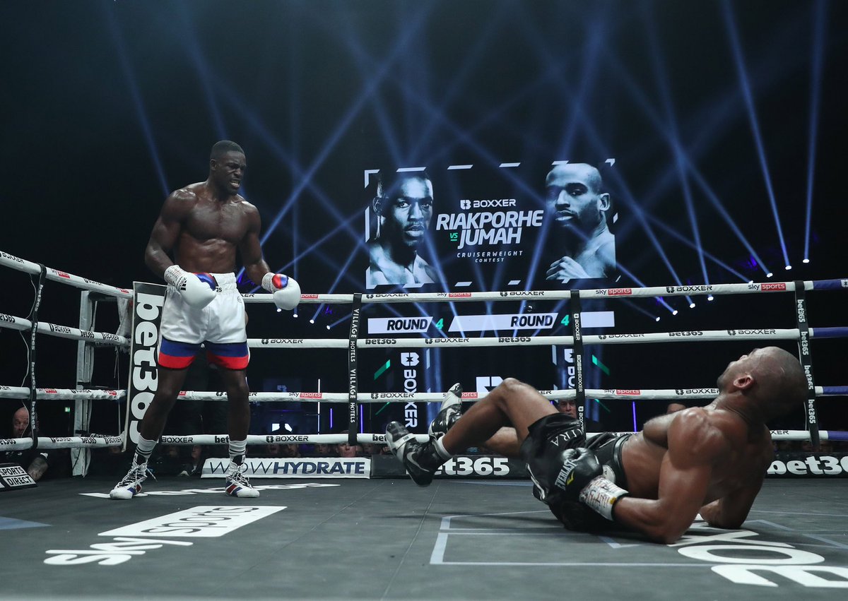 boxxer's tweet photo. Whatβs been your favourite #RiakIsBack moment so far? π€ @R_Riakporhe
β
Twardowski
β
Durodola
β
Jumah
π Turchi
#FightNightLondon | June 11 | OVO Arena, Wembley | @skysportsboxing https://t.co/XW6QA1DV91