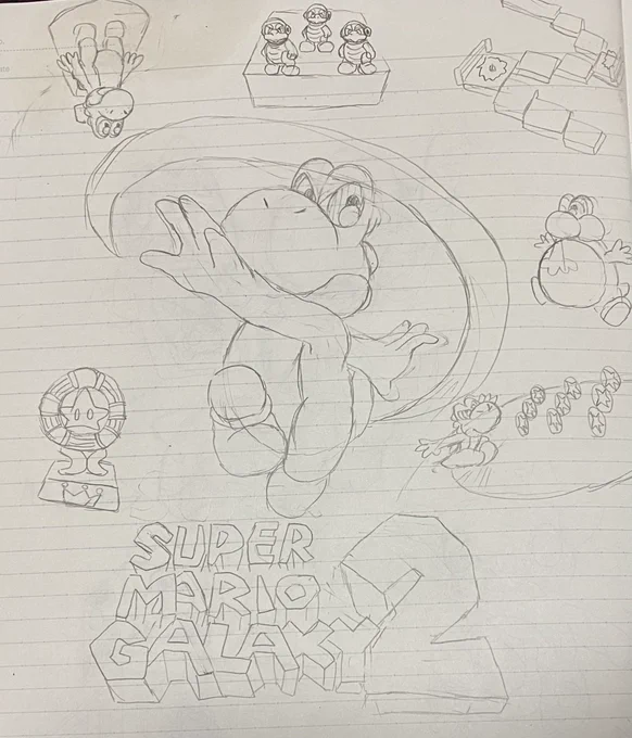 スーパーマリオギャラクシー2(下書き) 