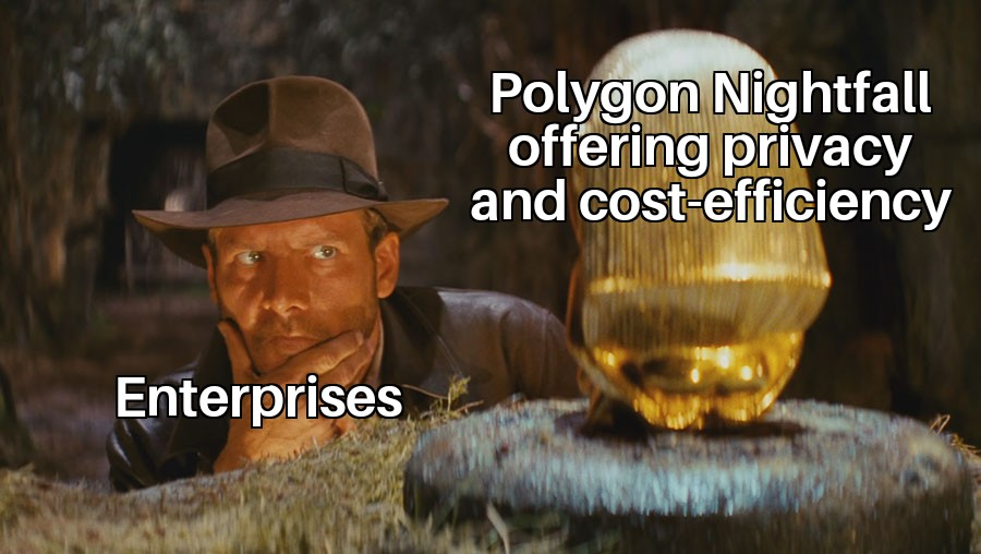 finguru6's tweet photo. The price of $MATIC is not going to fall overnight because they released the beta mainnet of their zk-optimistic rollup chain - #PolygonNightfall 🙃
Credits: @MemesPolygon! https://t.co/YybBsdcycp