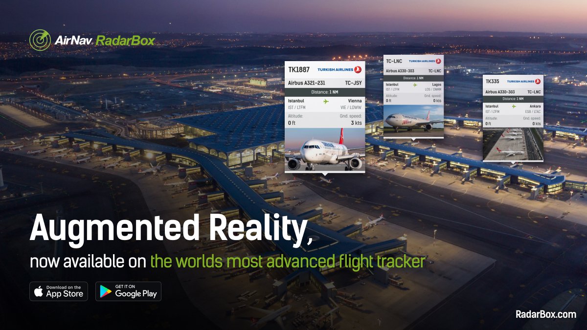RadarBox on Twitter "With AirNav RadarBox's augmented reality, you can
