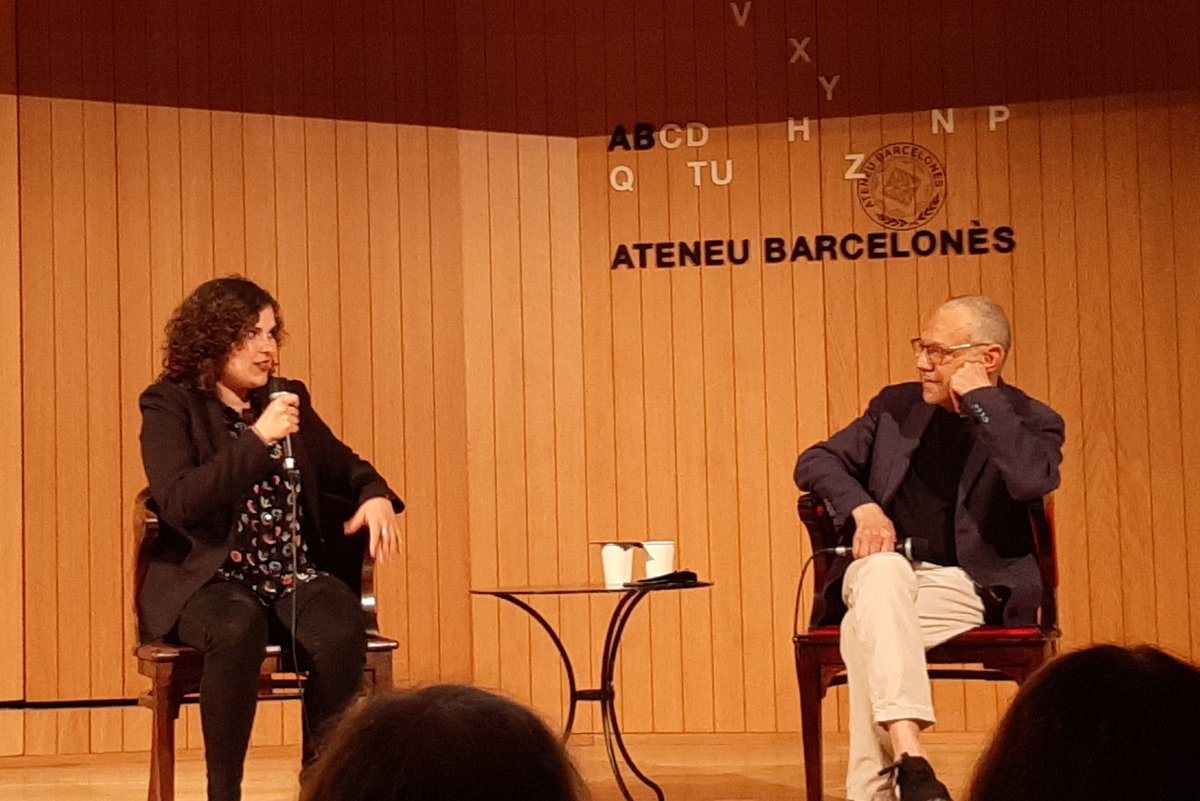 MartaFdezJurjo's tweet photo. Ahir a l'#ateneubcn el dir. teatral Lluís Pasqual ens apropà la figura de Maria Casares, actriu llegendària de teatre i cinema, que va triomfar a França, on se la considera un monstre sagrat. Clausura de les Jornades Internacionals “Maria Casarès en el seu centenari” #GEXEL #UAB https://t.co/sNzkOyvaI7