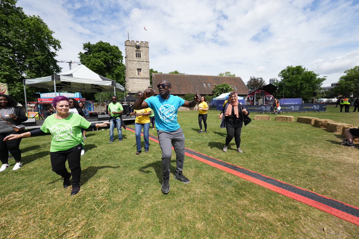 BeFirstLondon's tweet photo. Salsa dancing workshops and live music! #BikeFest is the perfect summer day - and it’s not over yet. Come along! https://t.co/MFPIJUT9y4