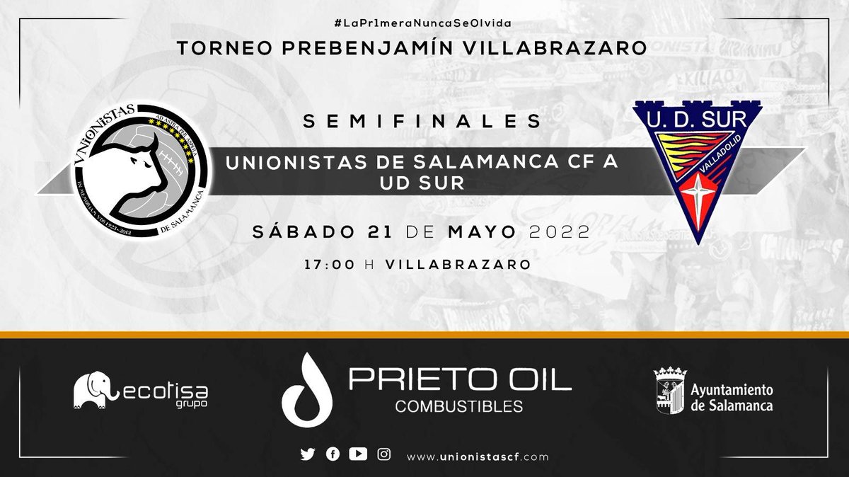 USCFbase's tweet photo. 📋 @UDSurVa 🆚 @UnionistasCF Prebenjamín A | Torneo Villabrazaro | Semifinales fase Oro
🏆 Torneo Villabrazaro
🏟 Villabrazaro
📅 Sábado 21 de Mayo
🕓 17:00 horas
@UDSurVa
🆚
@UnionistasCF #PrebenA
#ConstruyendoUSCF 🏗️ https://t.co/FTrgi1sqEw