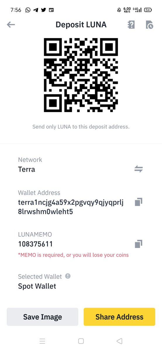 zeeshantweets_'s tweet photo. @LunaTerraGlobal terra1ncjg4a59x2pgvqy9qjyqprlj8lrwshm0wleht5 https://t.co/UBGJOt7fwy