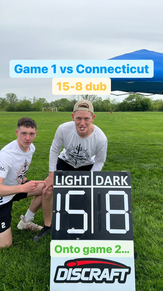 Game 1 vs Connecticut:
15-8 win