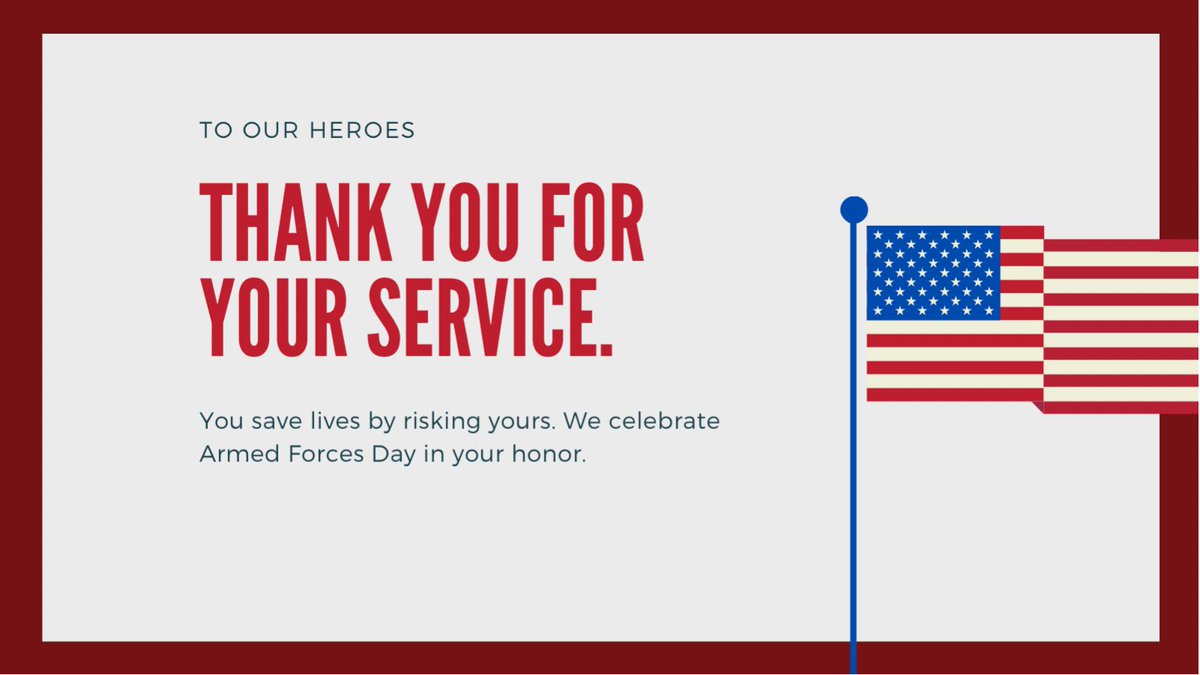This Armed Forces Day, we’d like to pay tribute to the people who serve across all six branches in the United States military. Many Junior League members and families are among these brave and selfless individuals. 

#ArmedForcesDay #JuniorLeague #JLH