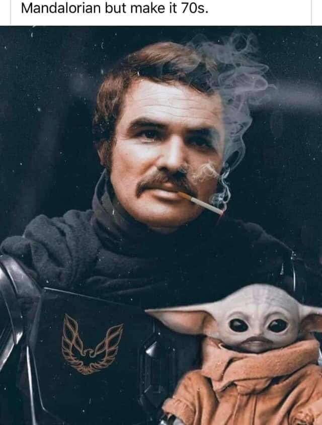 SWCultureLive's tweet photo. If #TheMandalorian had been made in the 70’s… https://t.co/yi9G5FusYR