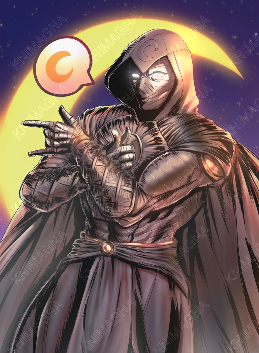 🌙⚔️ #sailormoon #MoonKnight  #ArtistOnTwitter #FANART  #CLIPSTUDIOPAINT