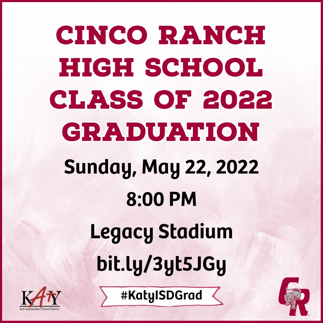 Katy ISD on Twitter "It's all about Cinco Ranch High School tonight