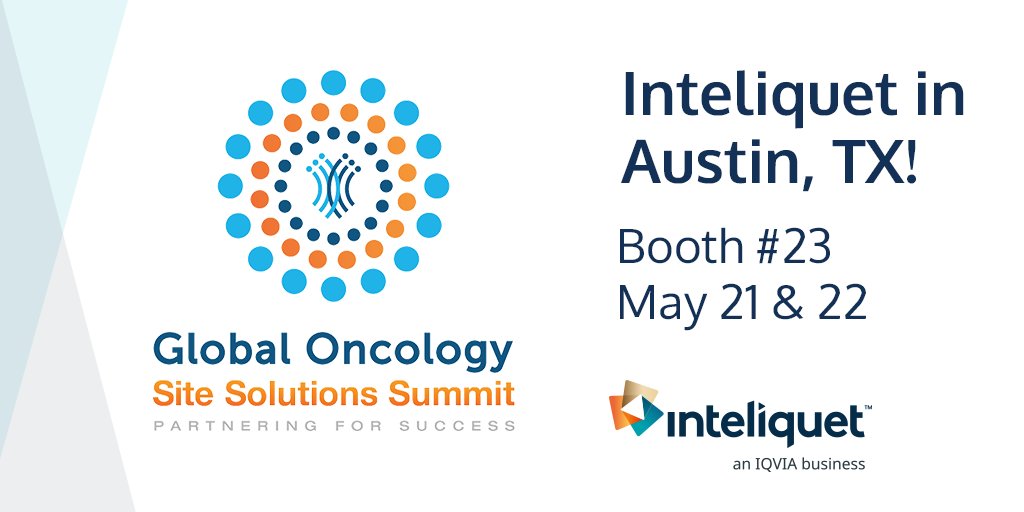 inteliquet, an IQVIA business (@inteliquet) on Twitter photo Join us at <a href="/MySCRS/">Society for Clinical Research Sites (SCRS)</a>’s Global Oncology Site Solutions Summit! Inteliquet is at Booth #23, discussing equitable, accessible cancer center support and patient enrollment services. Visit us at hubs.ly/Q01bNTVp0 to learn more. #cancerresearch Join us at <a href="/MySCRS/">Society for Clinical Research Sites (SCRS)</a>’s Global Oncology Site Solutions Summit! Inteliquet is at Booth #23, discussing equitable, accessible cancer center support and patient enrollment services. Visit us at hubs.ly/Q01bNTVp0 to learn more. #cancerresearch