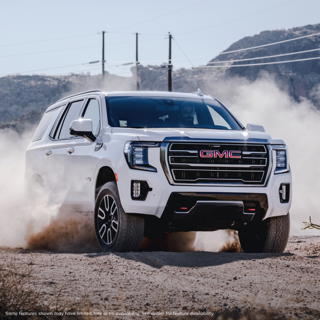 GMC's tweet image. Live large. #GMCYukon #AT4