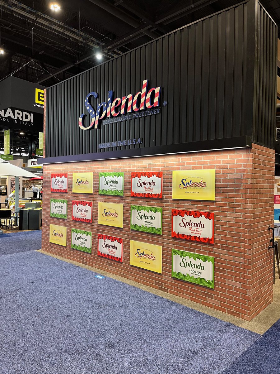 Splenda's tweet photo. Looking forward to sharing our #H2L2 mission with the fine folks at the #NationalRestaurantAssociation. Visit us at booth 2068 to find out what’s new with #Splenda! https://t.co/Sl4JI4Z9o9
